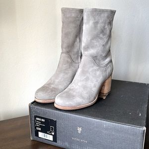 $398 Frye Addie Mid Boots